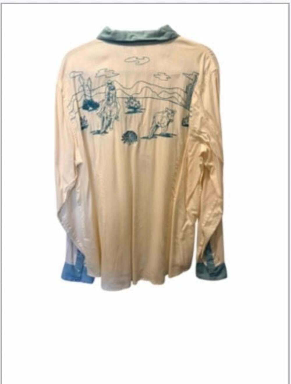 Panhandle Slim Retro Cowgirl Embroidered Long Sleeve Pearl Snap Western Shirt - Picture 2 of 6
